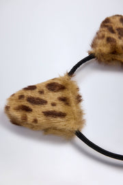 Oh Polly Accessories serre-tête oreilles chat léopard taille unique