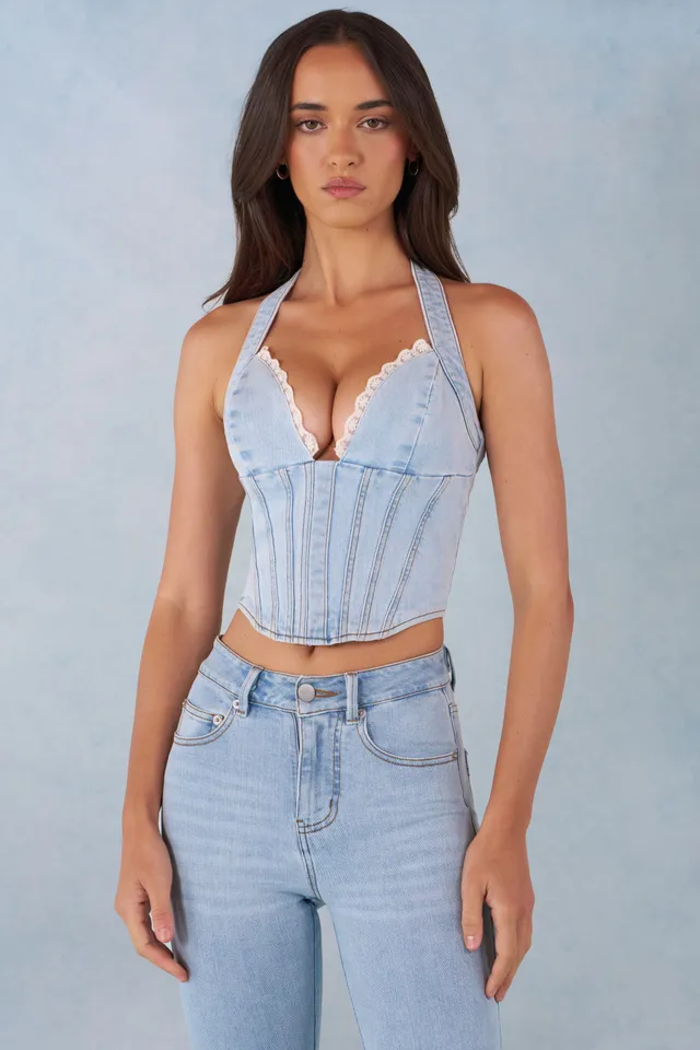 Oh Polly Lotta top corset jean clair dentelle