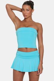 Oh Polly ButterCloud mini jupe-short aqua bleu clair