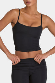 Oh Polly ButterCloud top court noir double couche