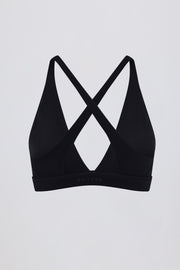 Oh Polly Bo+Tee BT2311B brassière sport noire col V