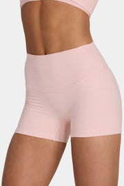 Oh Polly Bo+Tee Soft Active Mini Short Beige Blush Marl
