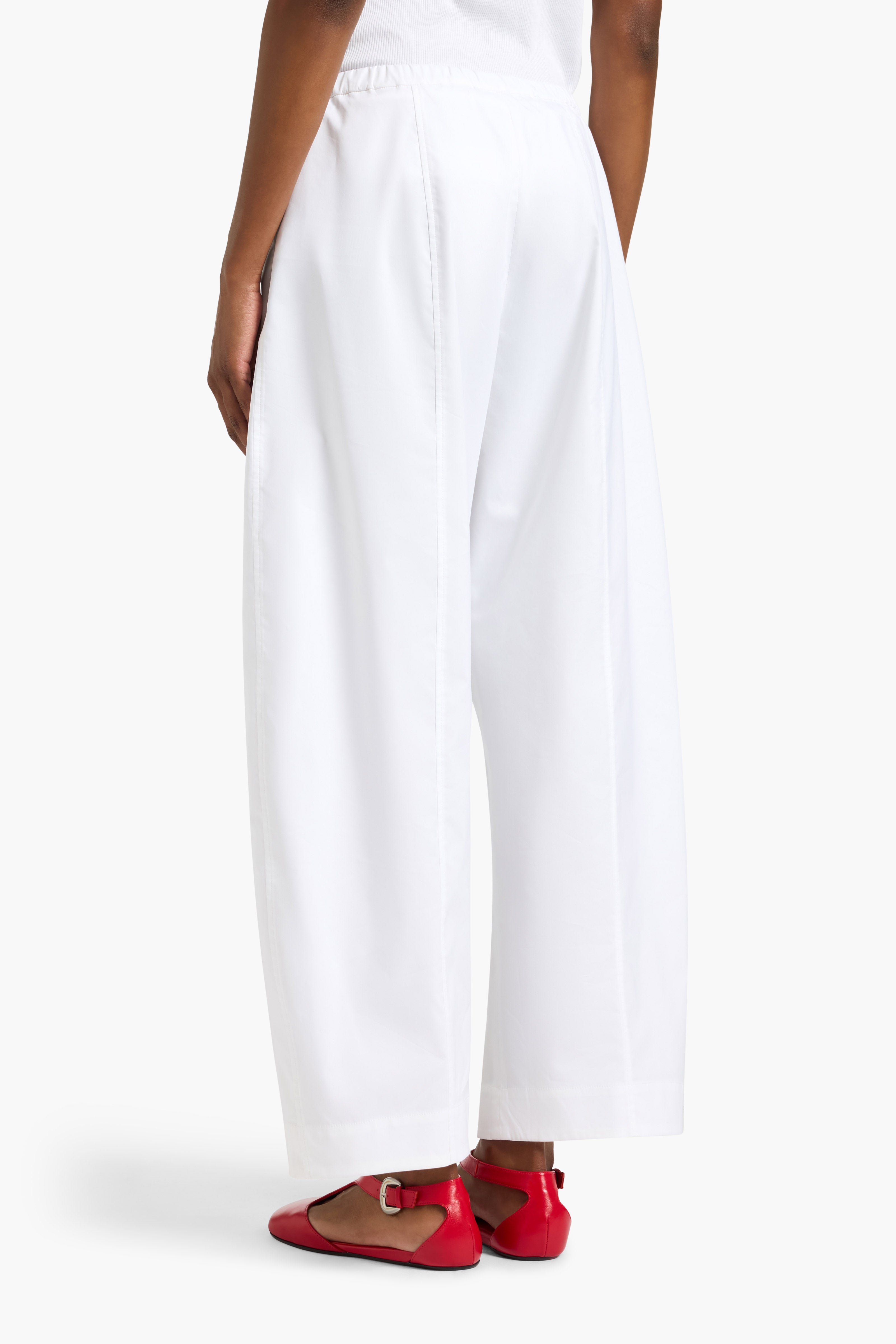 Liviana Conti Joseph pantalon balloon blanc popline stretch