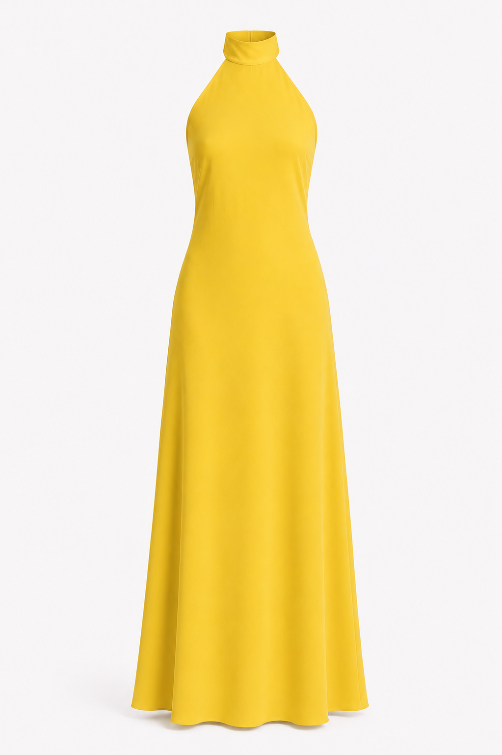 The Ethiquette Robes Joy Long robe longue jaune soie
