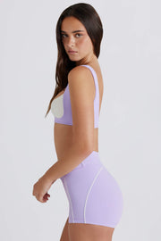 Oh Polly BT02531 mini short sport lilas twist actif