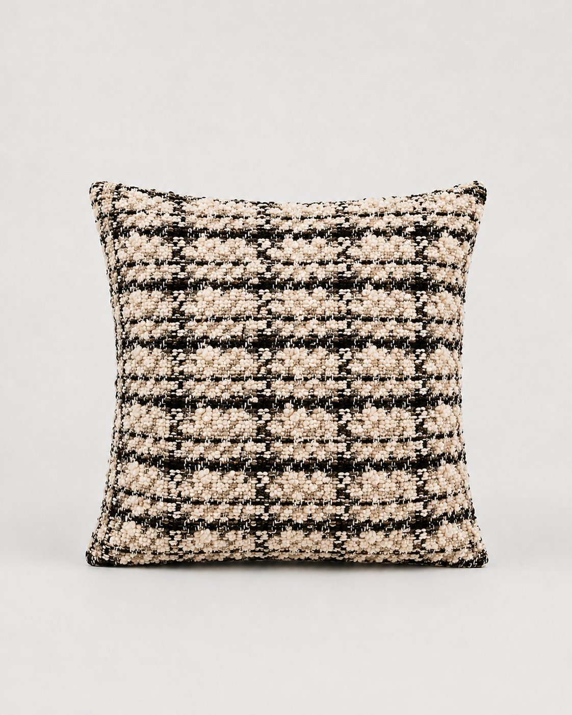 The Ethiquette Maison Megève housse de coussin tweed 60x60