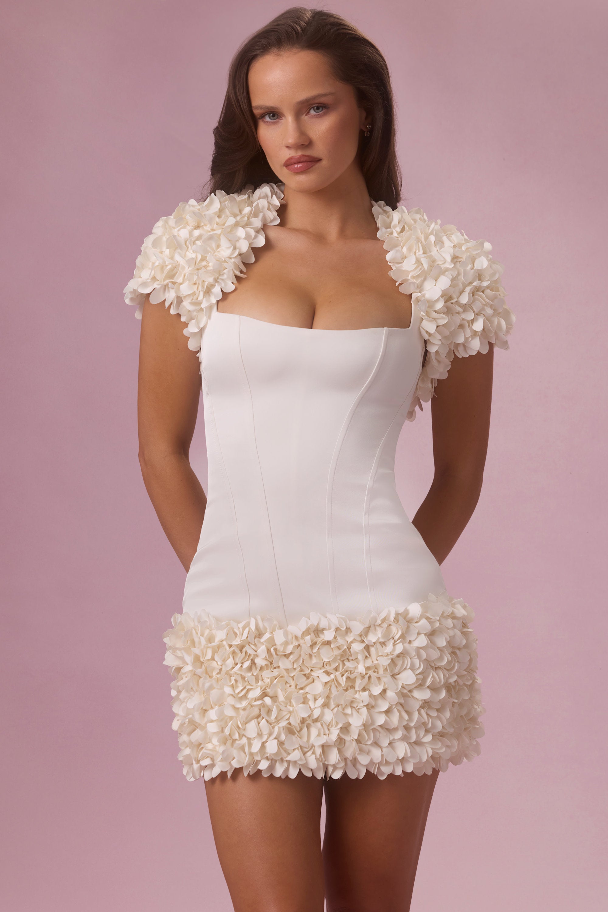Oh Polly Knitwear Soretta boléro perle floral
