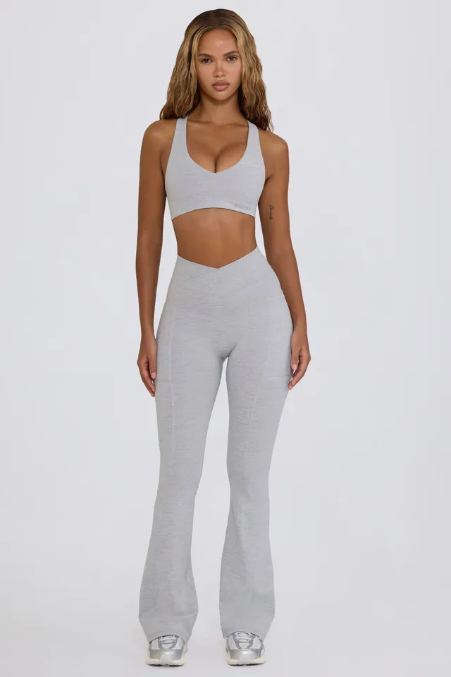 Oh Polly Bo+Tee BT0817 legging flare gris poches