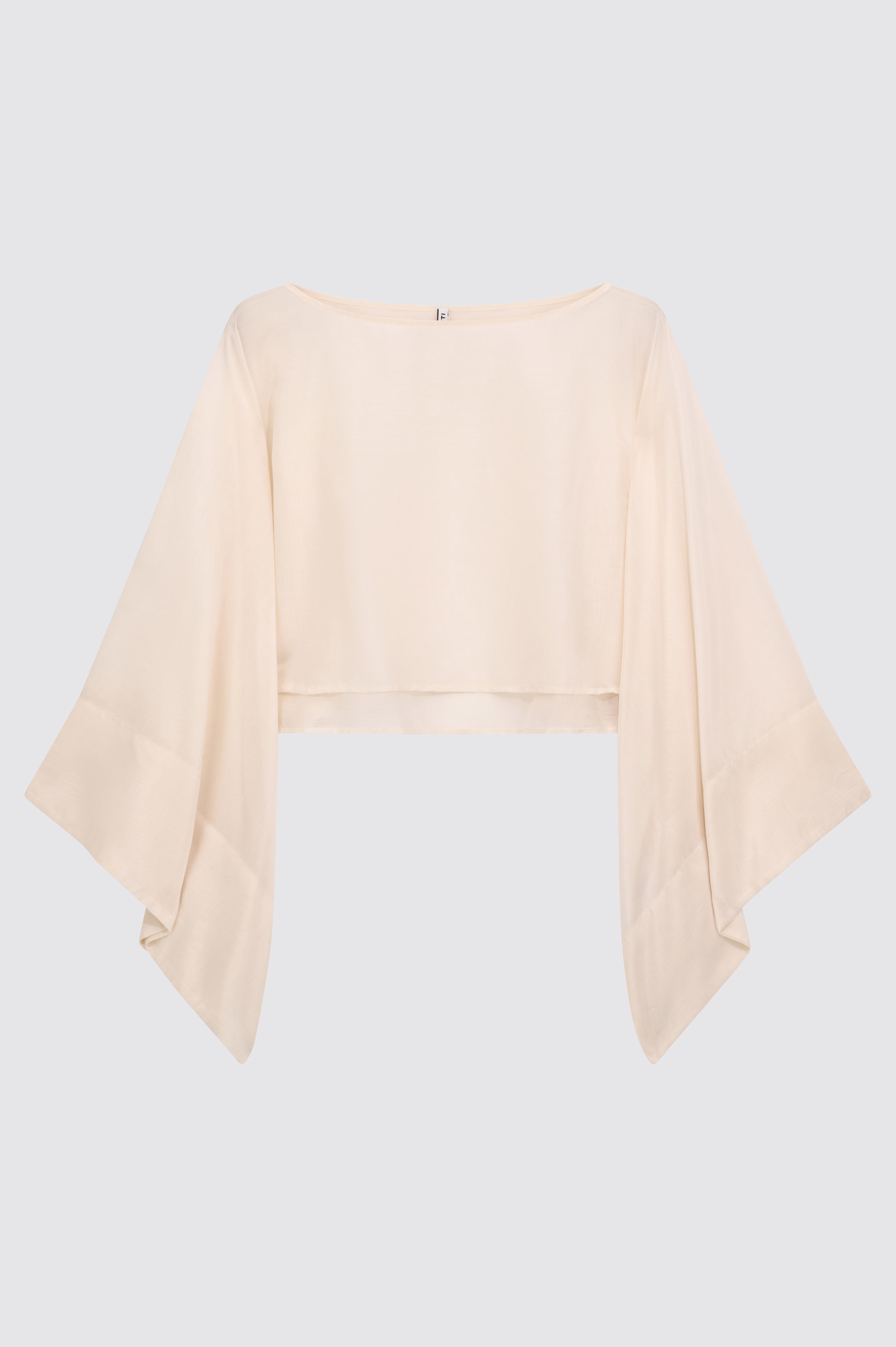 Liviana Conti Abnit poncho pomice coton soie