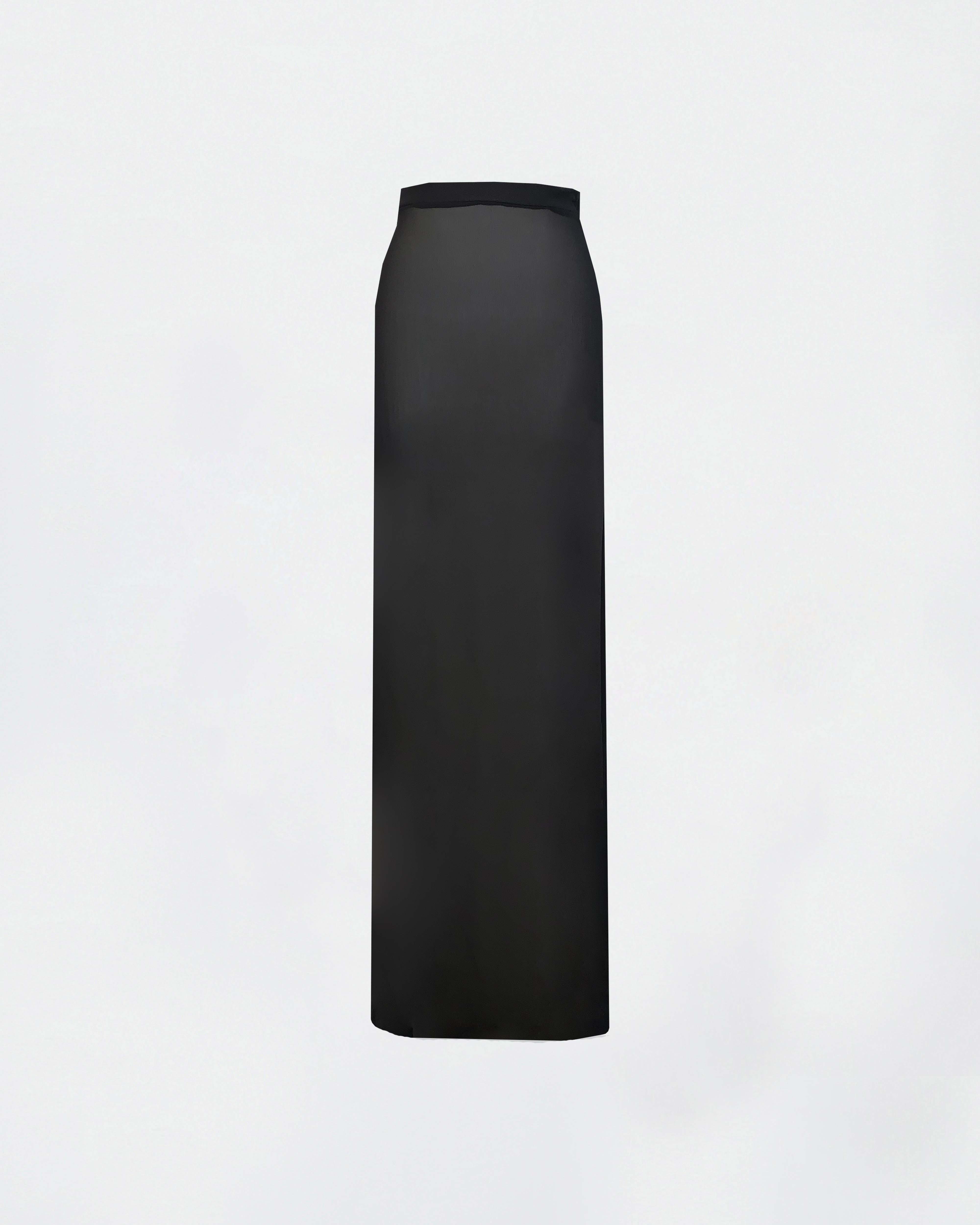 The Ethiquette Elena Jupe Mousseline Noire