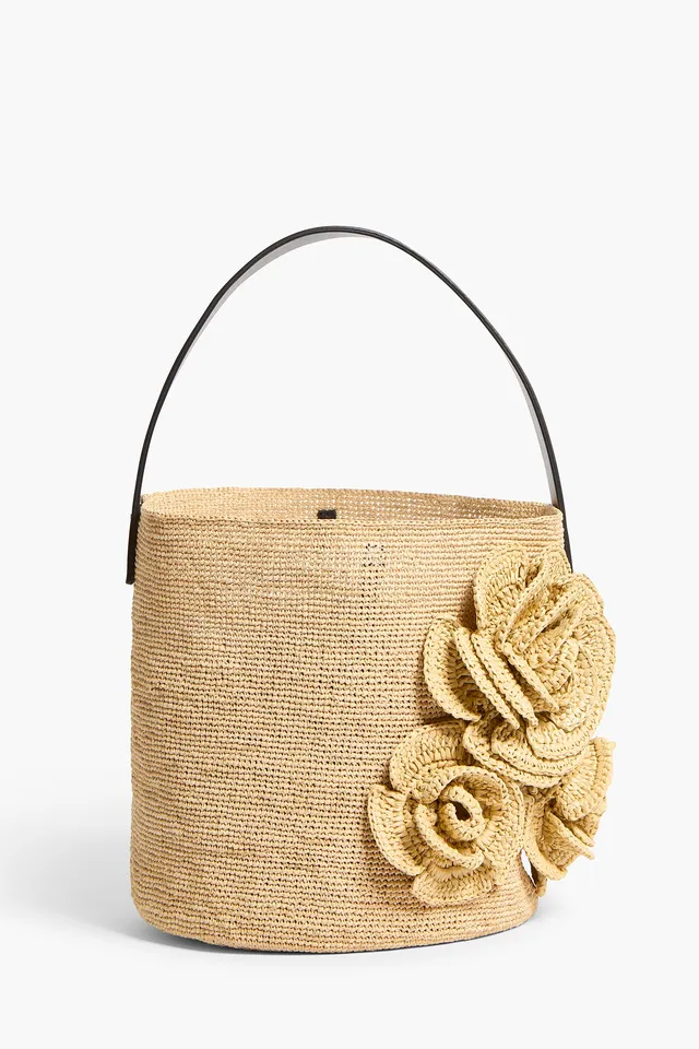Liviana Conti Darcy sac raphia naturel TU