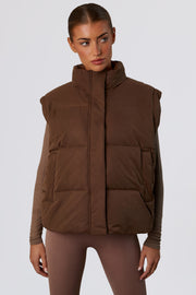 Oh Polly Essential BT0786 doudoune courte marron
