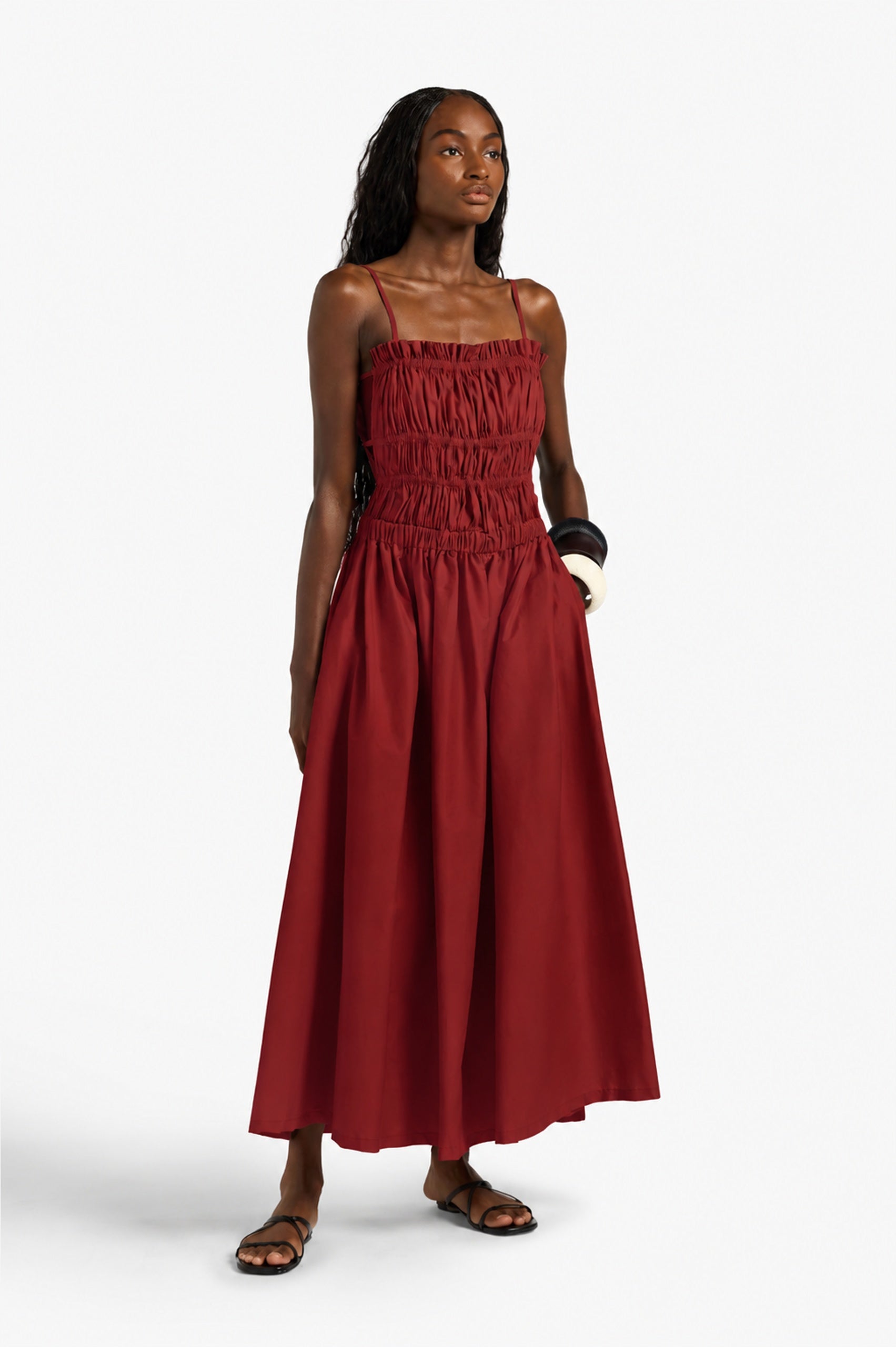 Liviana Conti Shannon robe longue duna évasée