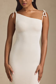 Oh Polly Noelia 7549 robe longue ivoire dos nu jersey
