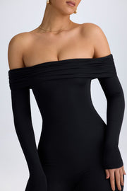 Oh Polly Jumpsuits combinaison Agnesa noire modal