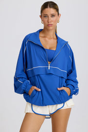 Bo+Tee Track veste survêtement bleue cobalt oversize
