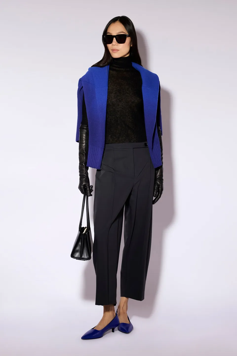 Liviana Conti Adam pantalon cropped anthracite taille 42