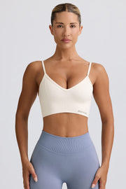 Oh Polly Define Luxe BT1134 brassiere sport blanche
