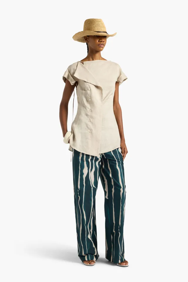 Liviana Conti Cesira pantalon droit imprimé