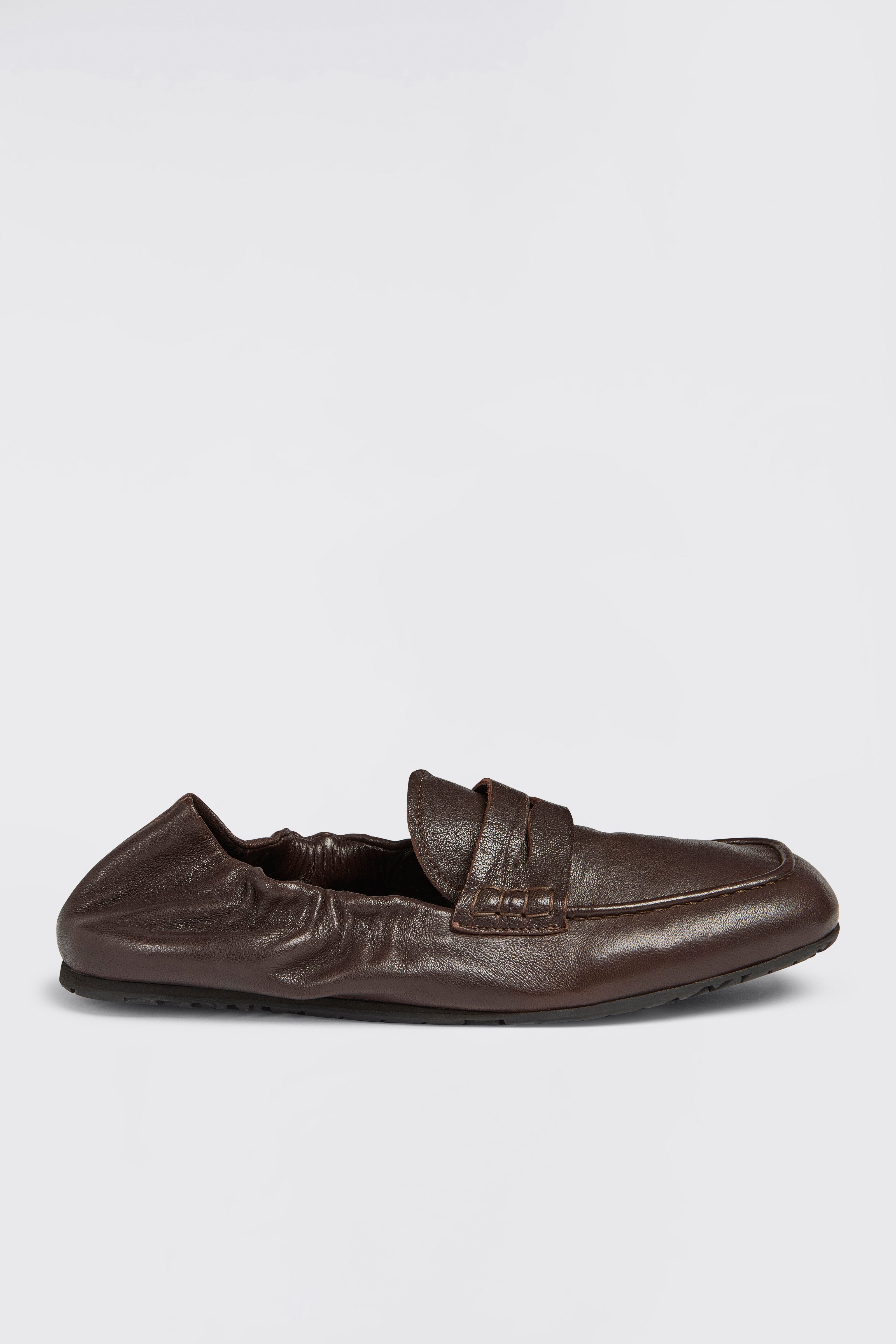 Liviana Conti Russell mocassin cuir fondente gomme