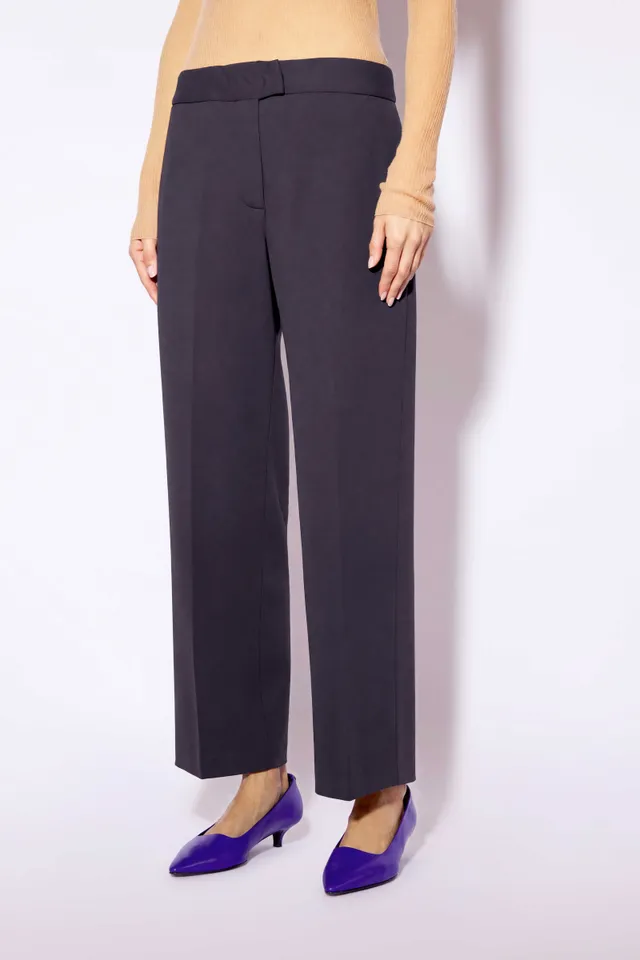 Liviana Conti Jeremy pantalon droit punto milano noir