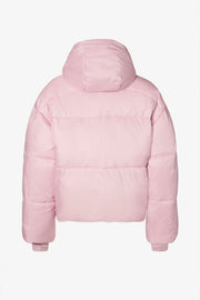 Oh Polly Veste Ski Cropped Rose Imperméable 18k Oversize