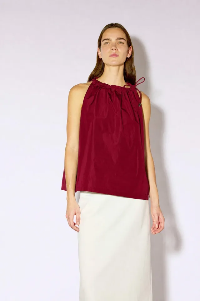 Liviana Conti Top Lea top sans manches acier 38 taffetas