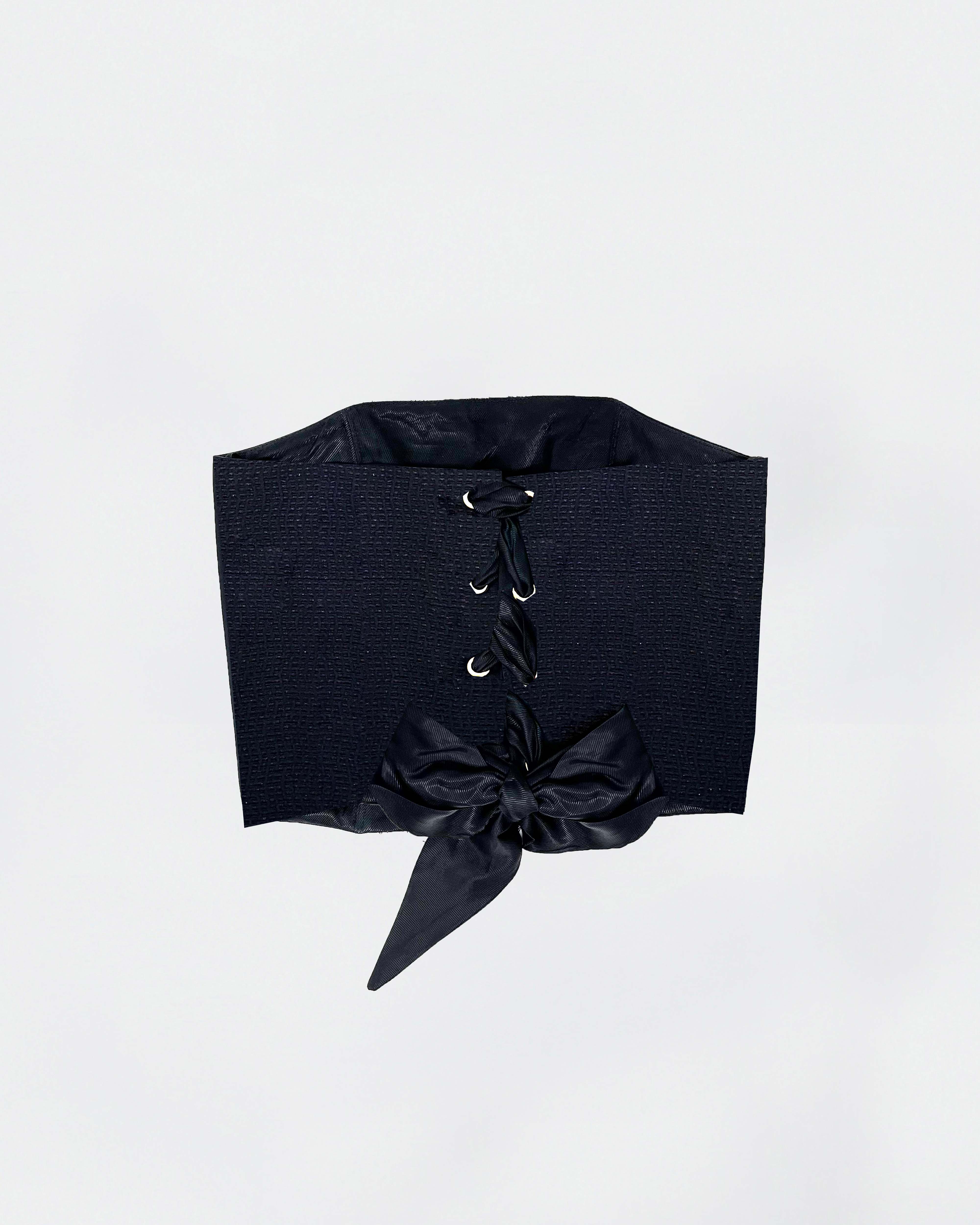 The Ethiquette Coco Bustier Lambert bustier tweed XS