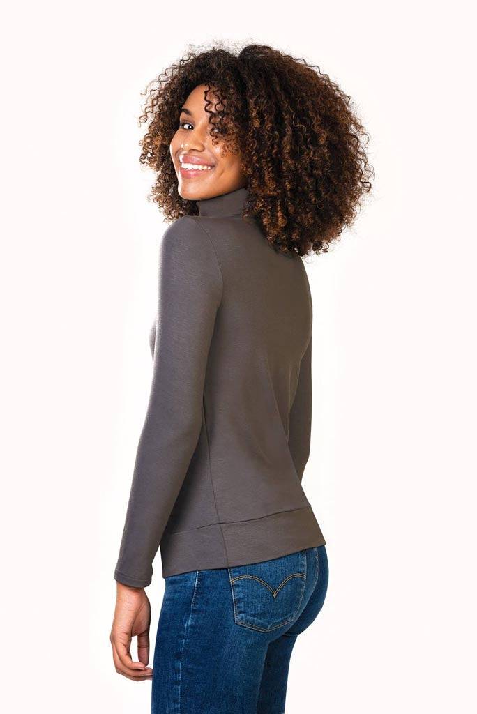 Thelma & Rose Anastasia top seconde peau noir doux hiver