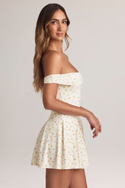Oh Polly Jaida 14150 mini robe jersey floral modal