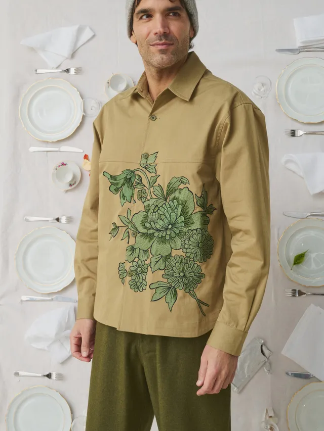Mii à table Chemise Babu La Vaisselle chemise homme motif