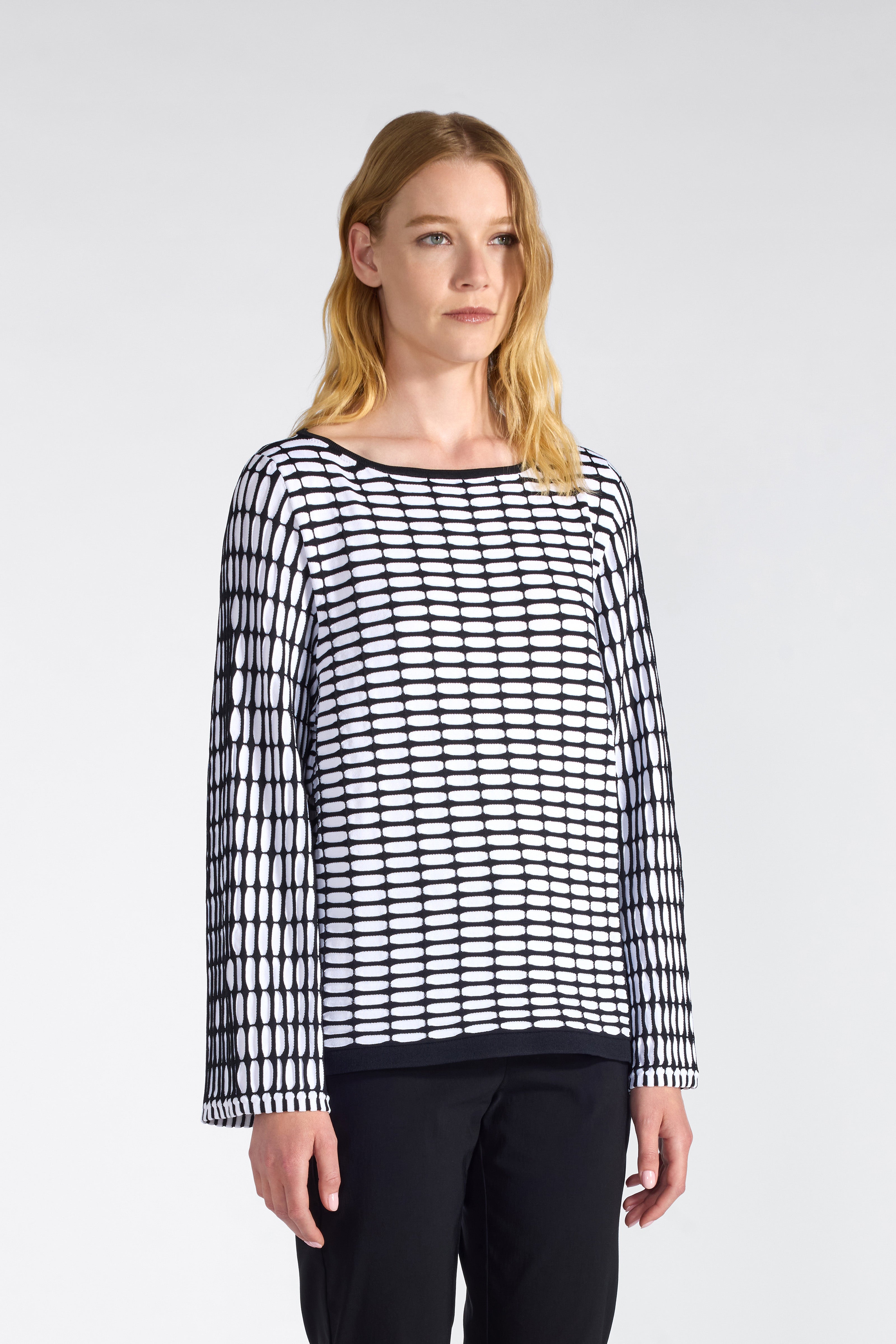Liviana Conti Maglieria Aila pull bicolore viscose
