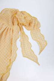 Oh Polly Swim Molinas paréo jaune vichy
