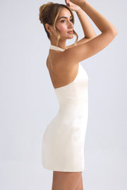 Oh Polly Harmonia 9294 mini robe ivoire satin corset