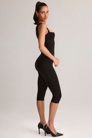 Oh Polly Luma combi capri modal noir col carré