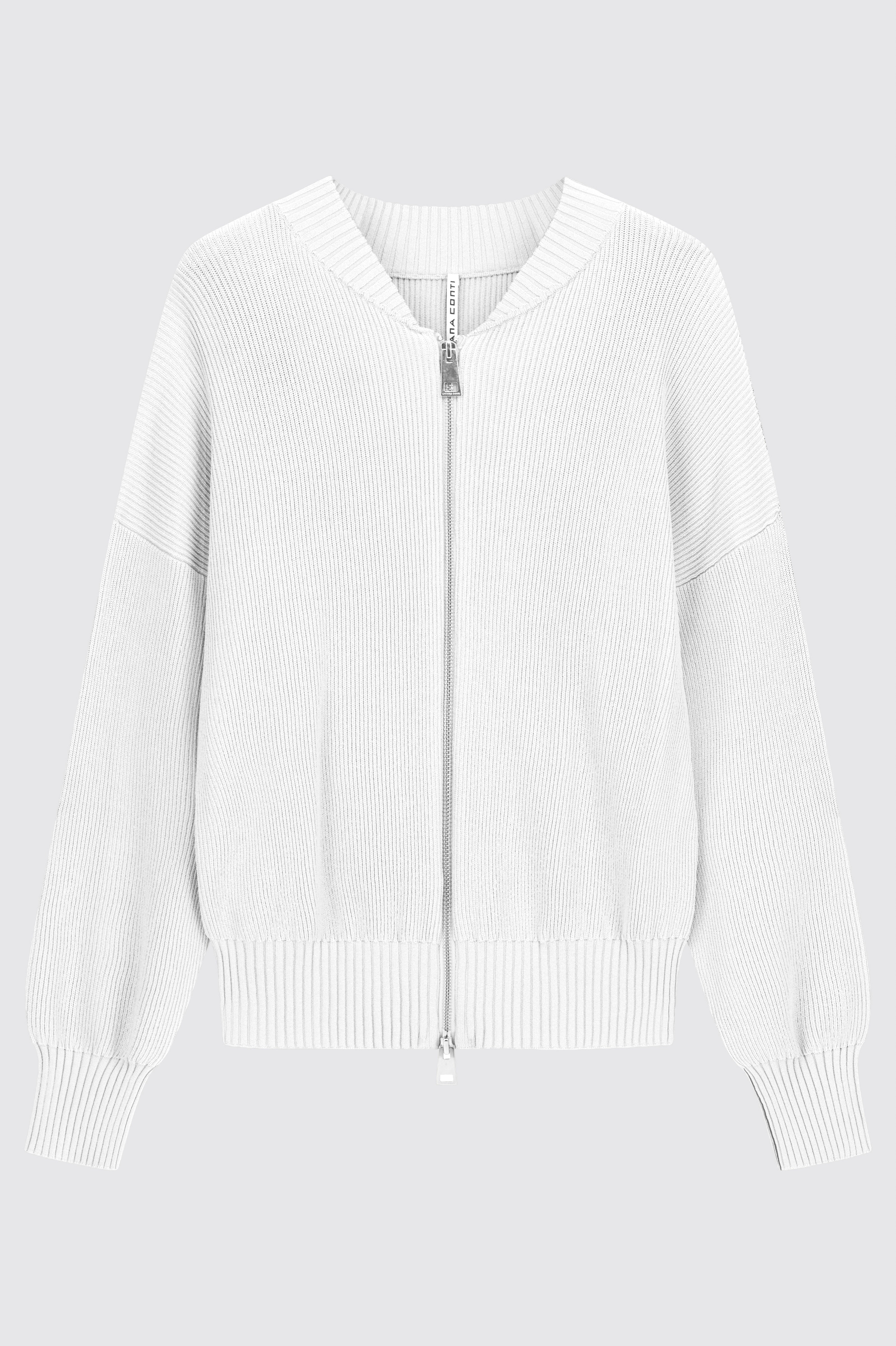 Liviana Conti Marcel cardigan bomber viscose noir