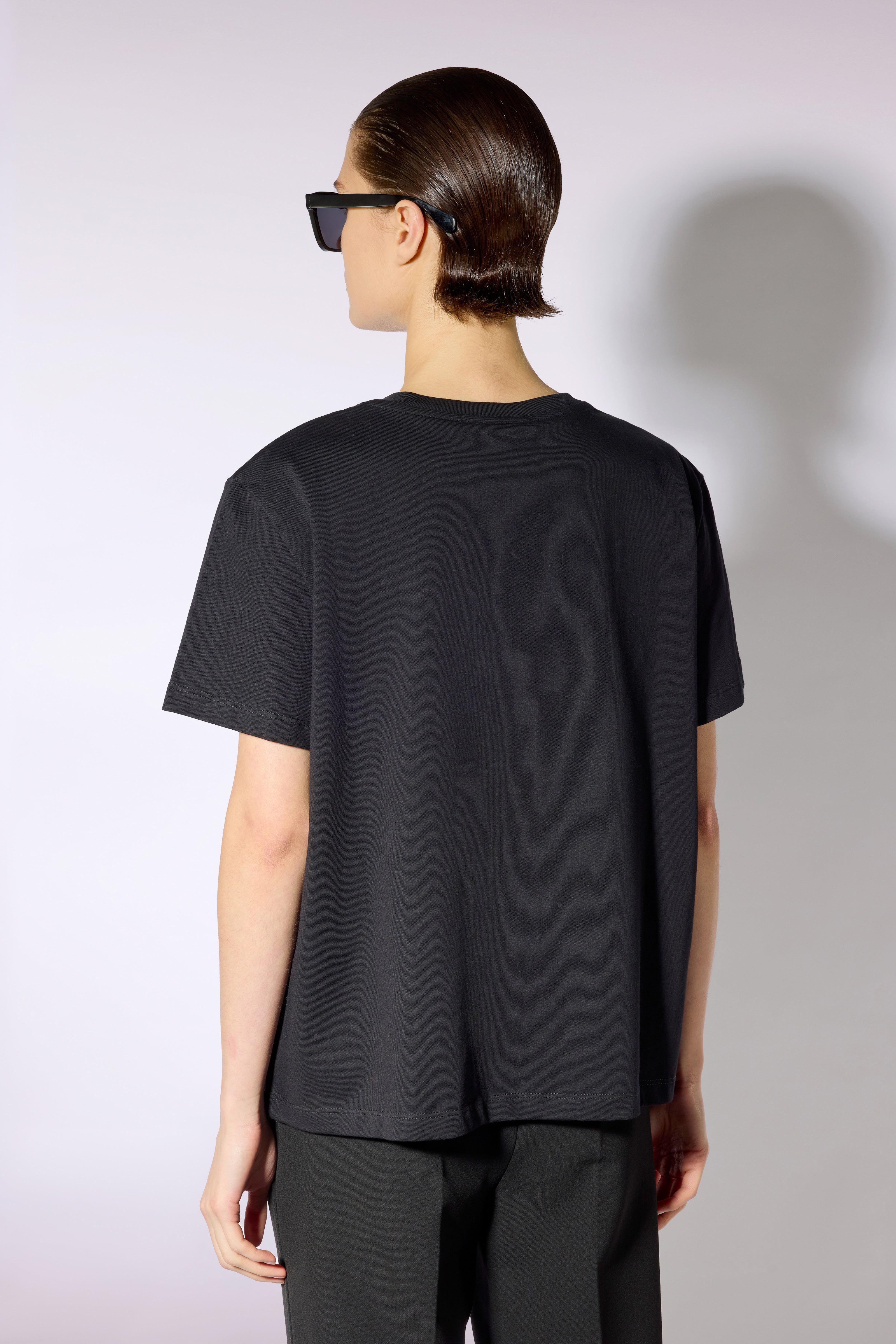 Liviana Conti Cloe t-shirt femme noir rubino coton XS-XL