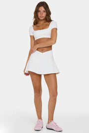 Oh Polly Bo+Tee mini jupe-short rose Cotton Candy