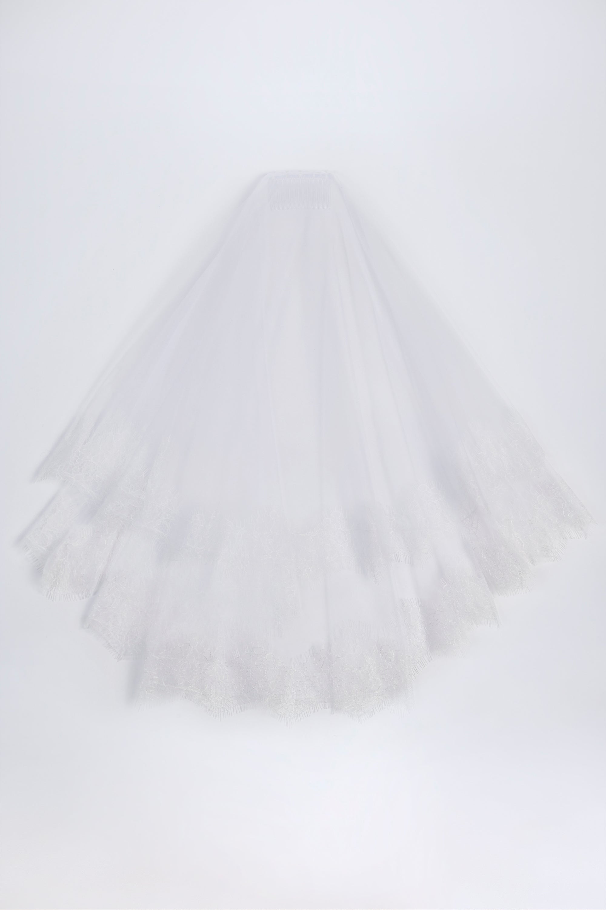 Oh Polly Trixie Voile Blanc Dentelle Tulle Taille Unique