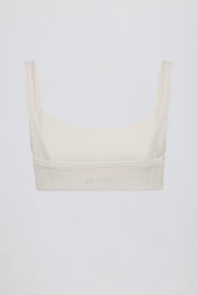 Oh Polly Bo+Tee brassière sport avoine maintien léger