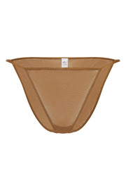 Oh Polly Swim Intimates 6133 Culotte String Bikini Almond Mesh