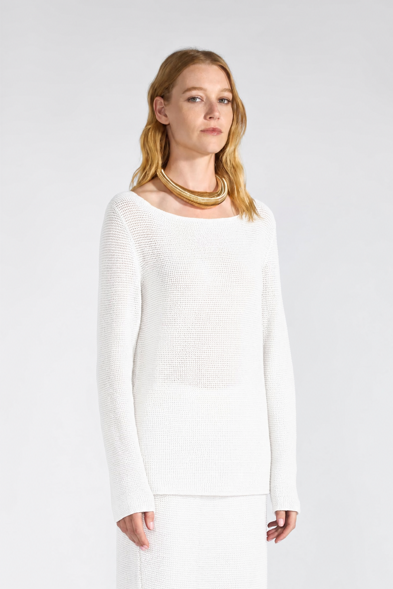 Liviana Conti Giuditta pull résille viscose noir S