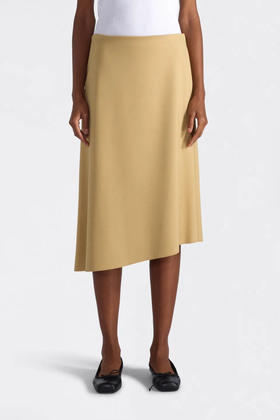 Liviana Conti Amira jupe asymétrique cumin