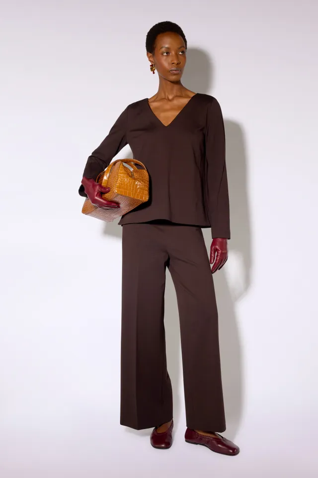 Liviana Conti Deanna Blouse Femme Fluide Espresso