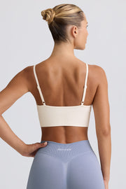 Oh Polly Define Luxe BT1134 brassiere sport blanche
