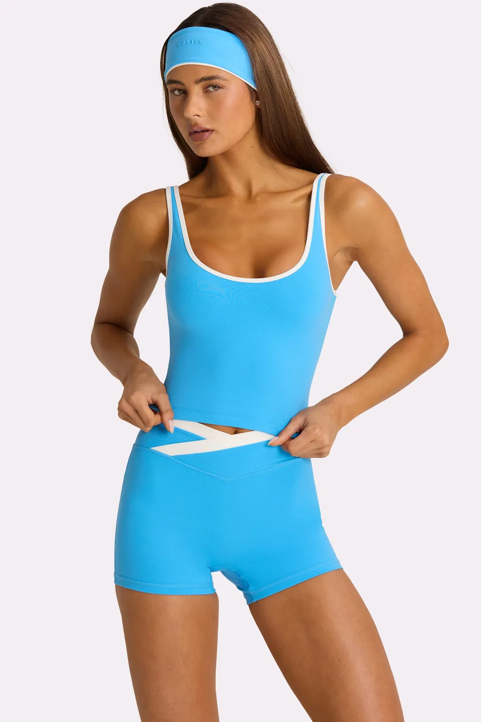 Oh Polly Bo+Tee Soft Active débardeur bleu électrique