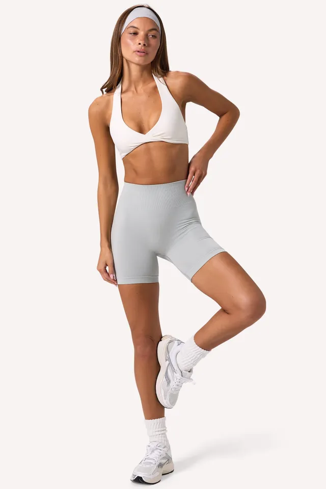 Oh Polly Define Luxe Short Cycliste Fog Taille Haute