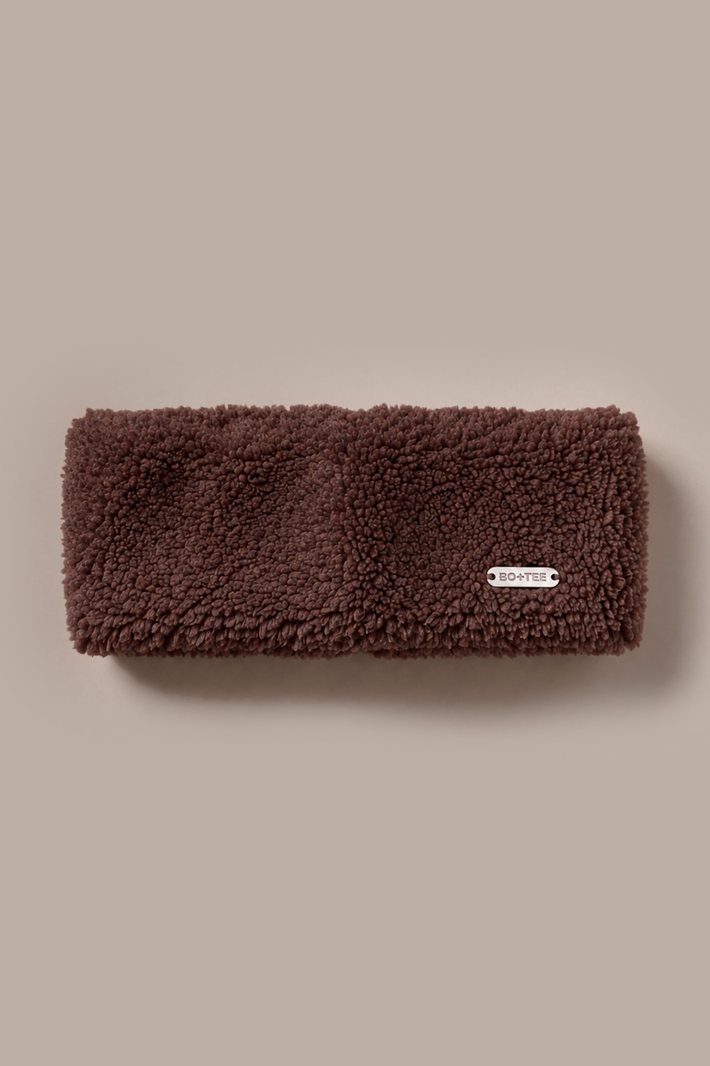 Oh Polly Bo+Tee Teddy Fleece bandeau polaire châtain