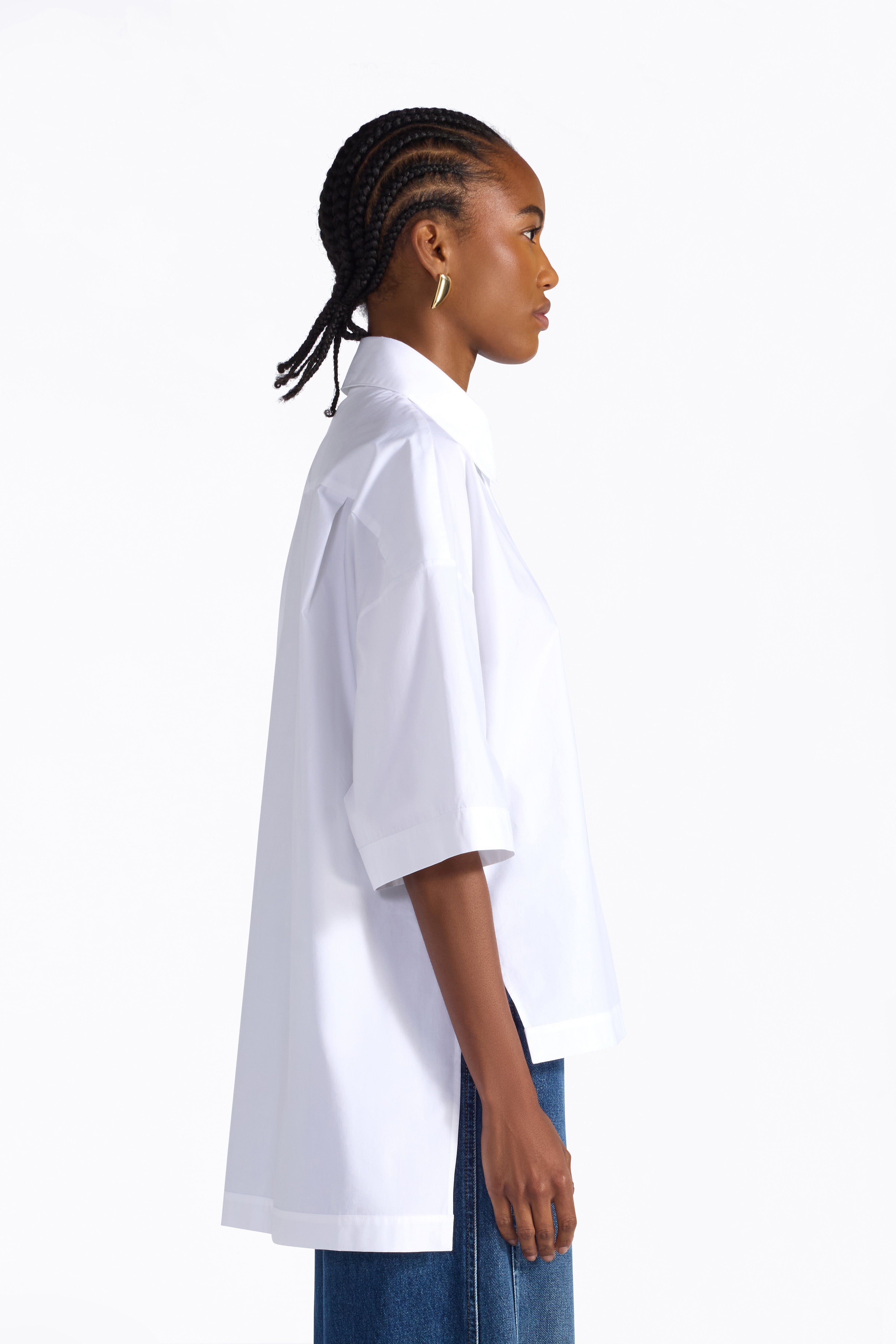 Liviana Conti Millie Blouse Blanche Asymétrique 38-48