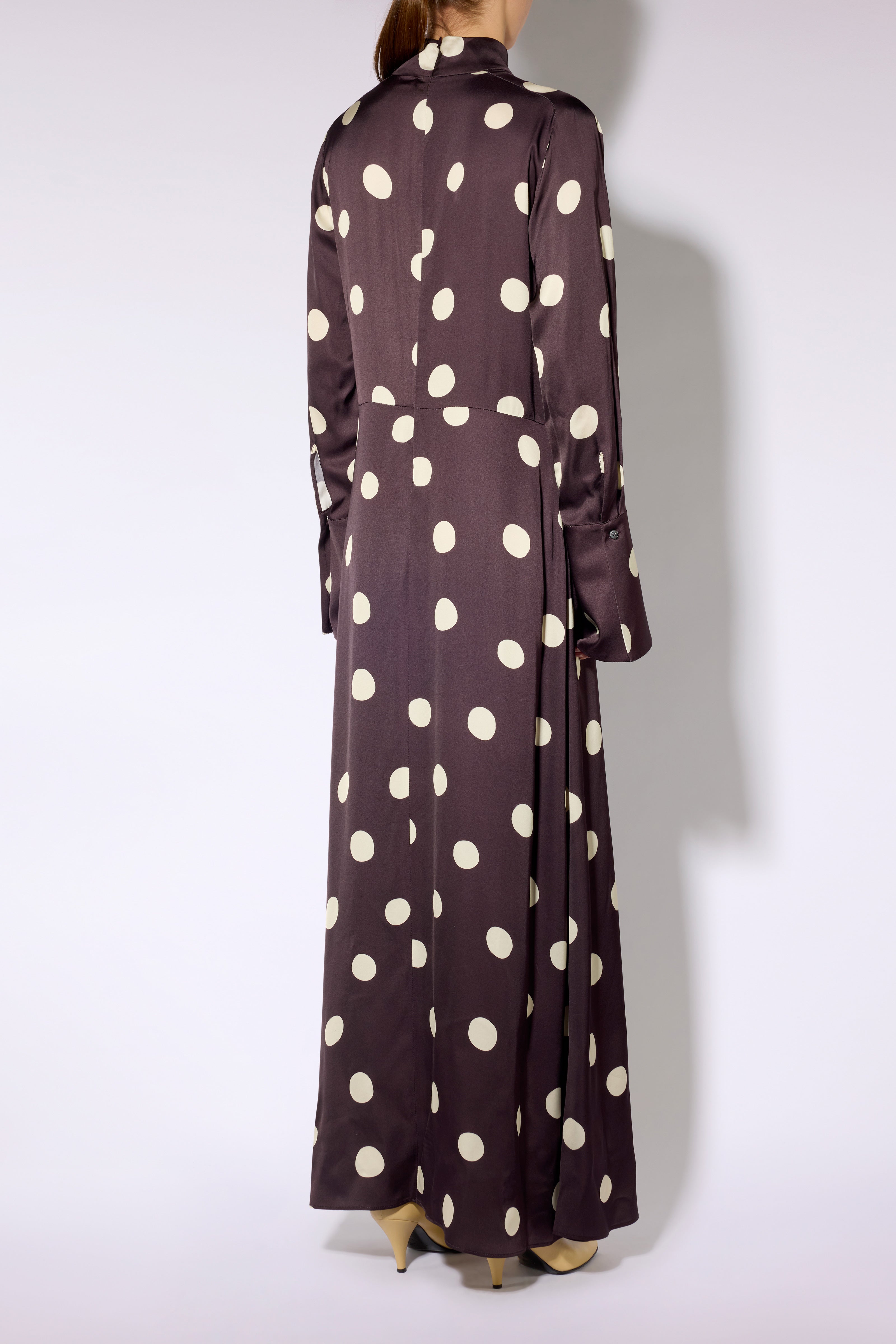 Liviana Conti Aivita robe pois grande espresso automne